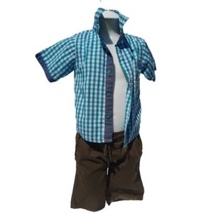 US Polo Association button down shirt 3T and short